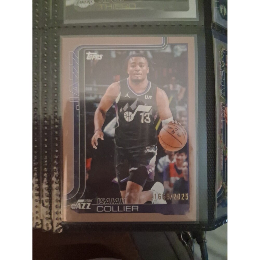 2025-26 Topps Basketball Isaiah Collier Flagship Gold #d 1669/2025!!!